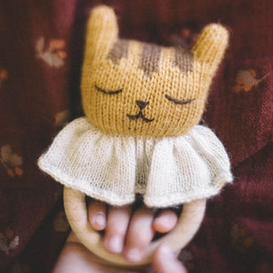 Main Sauvage teether + rattle tiger