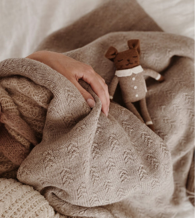 Main Sauvage cuddly bunny oat jumpsuit