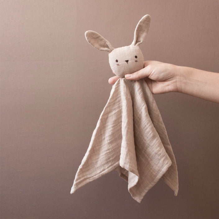 Main Sauvage cuddle cloth bunny
