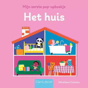 My first pop-up booklet Het huis 1 yr+