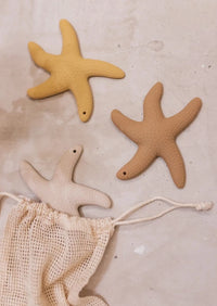 Mrs Ertha teething ring lucky star cloud grey