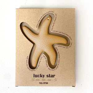 Mrs Ertha teether lucky star honey
