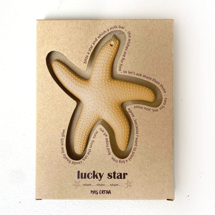 Mrs Ertha teether lucky star honey