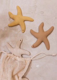 Mrs Ertha teething ring lucky star taupe