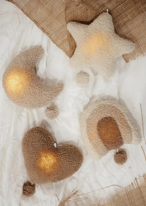 Mrs Ertha music box with light rainbow