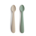 Mushie baby spoons cambrige blue sand