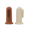 Mushie baby toothbrush sand clay
