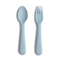 Mushie cutlery set powder blue