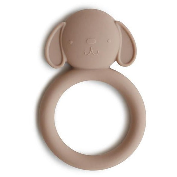 Mushie teether dog natural 3 months +