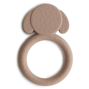 Mushie teether dog natural 3 months +