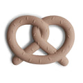 Mushie teething ring pretzel 3 months +