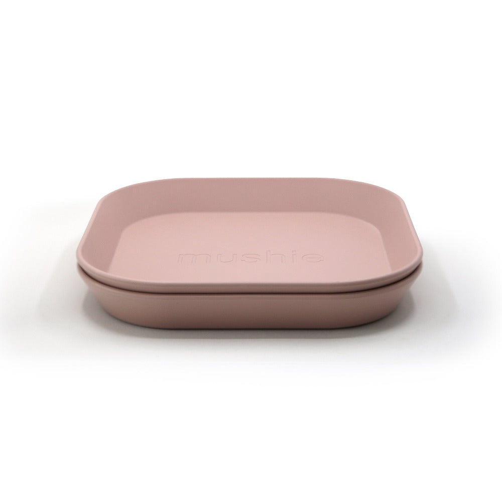 Buy Mushie plates blush