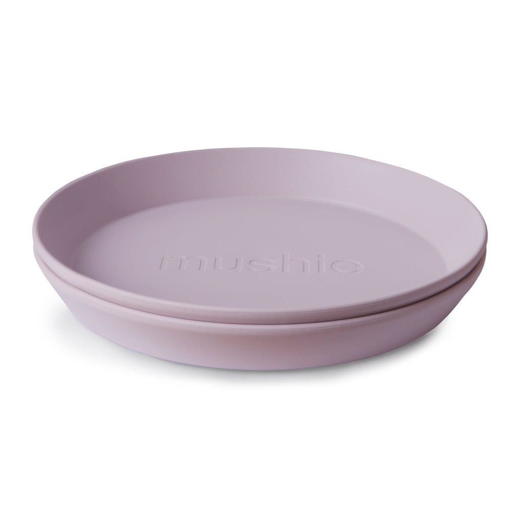 Buy Mushie plates soft lilac