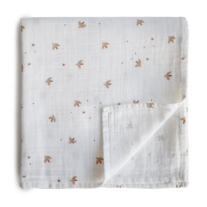 Mushie hydrophilic cloth sparrow