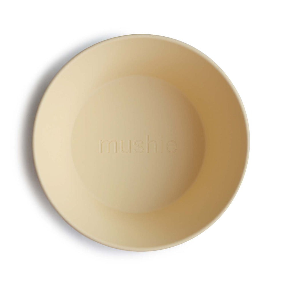 Mushie bowls pale daffodil