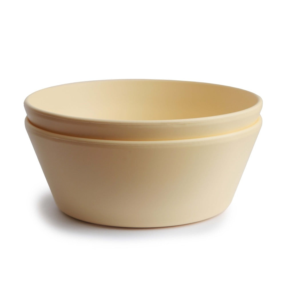 Mushie bowls pale daffodil