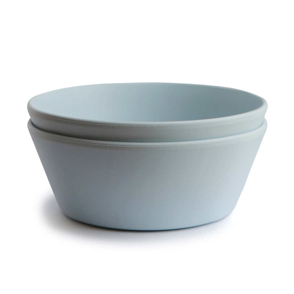 Mushie bowls powder blue