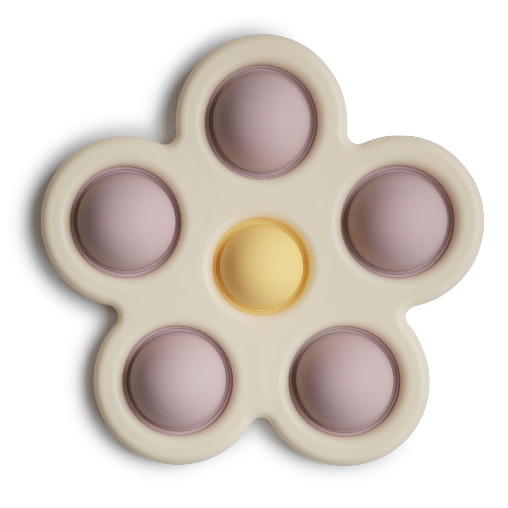 Mushie pop it flower lilac 10 months+