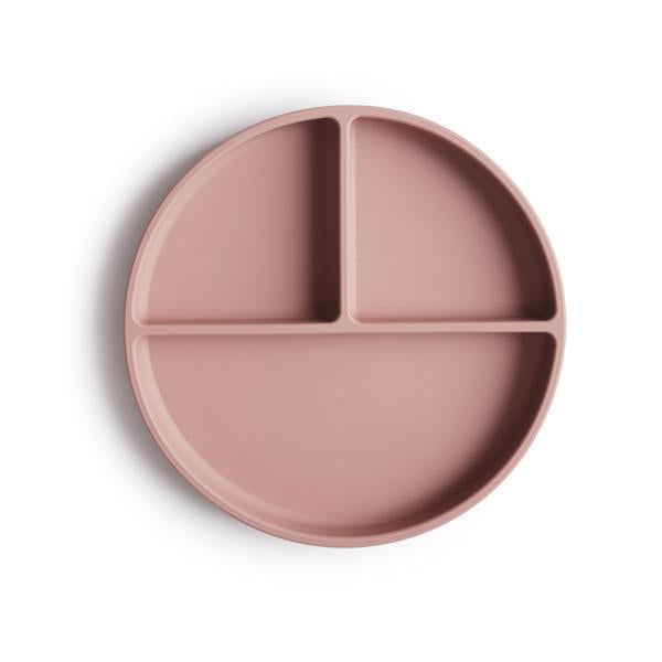 Mushie silicone plate blush