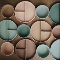 Mushie silicone plate blush