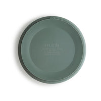 Mushie silicone plate cambridge blue