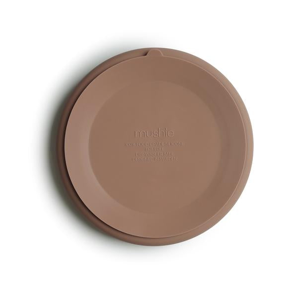 Mushie silicone plate natural 810052460505