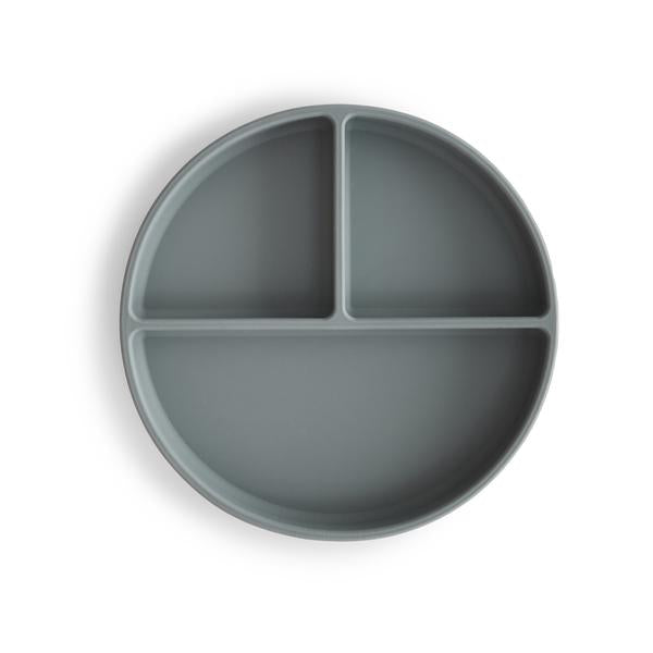 Mushie silicone plate stone