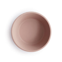 Mushie silicone bowl of blush