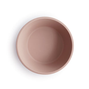 Mushie silicone bowl of blush