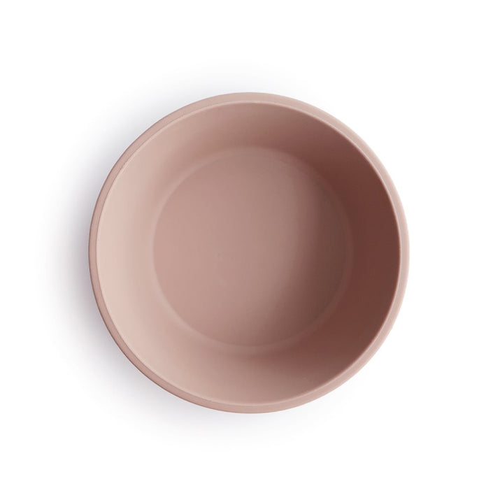 Mushie silicone bowl of blush