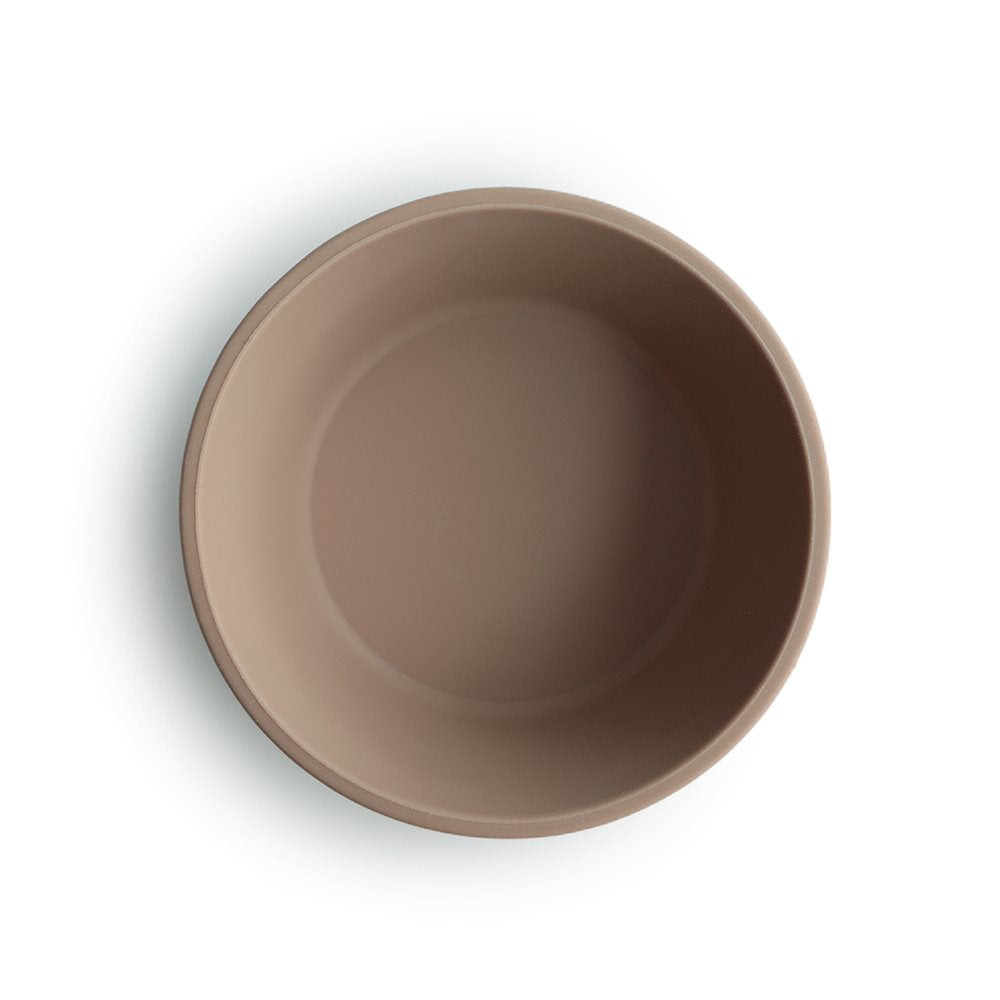 Mushie silicone bowl natural