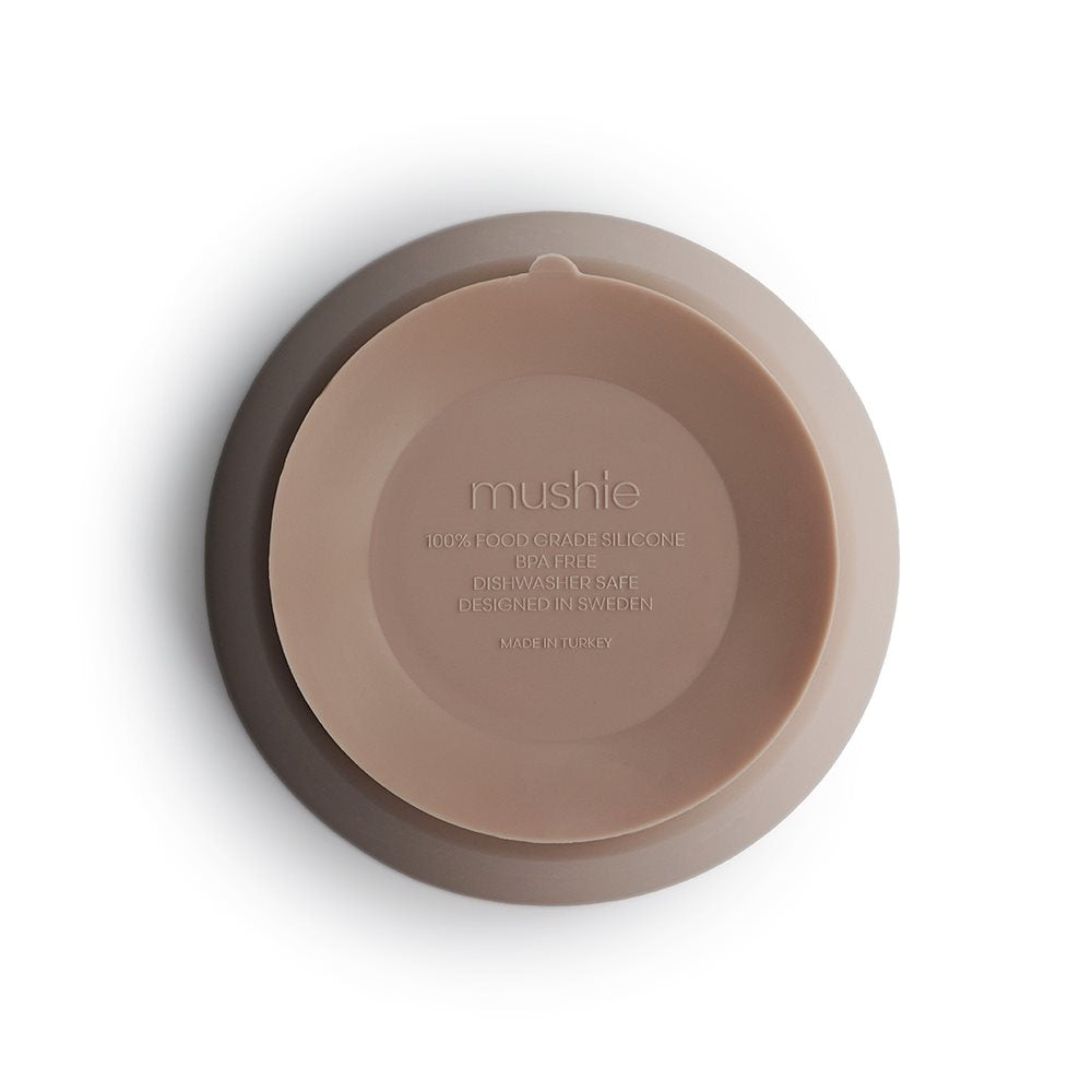 Mushie silicone bowl natural