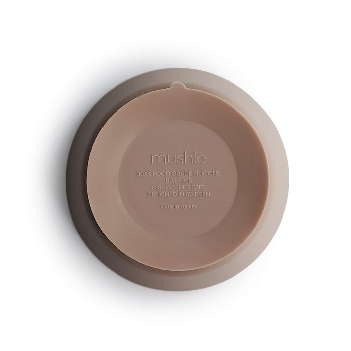 Mushie silicone bowl natural