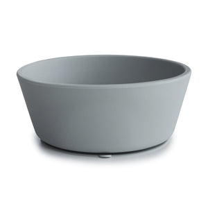Mushie silicone bowl stone