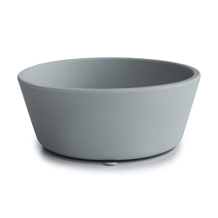Mushie silicone bowl stone