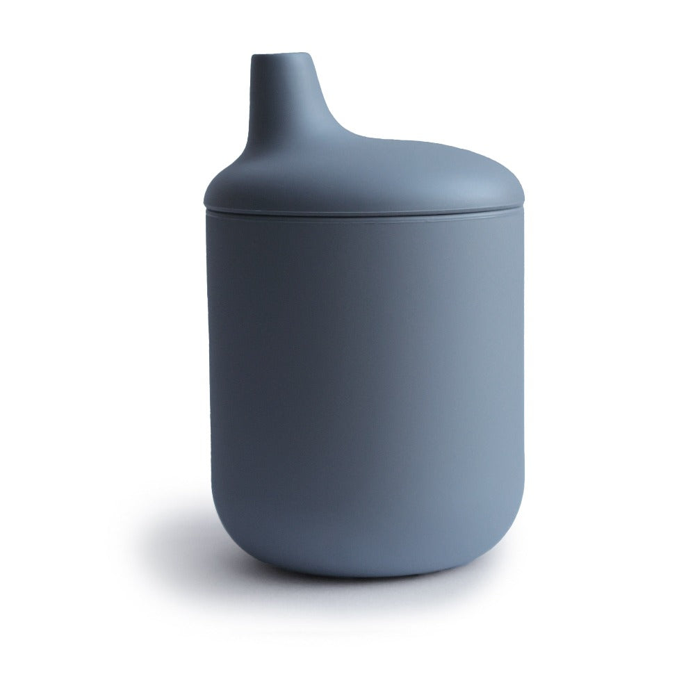 Mushie silicone sippy cup tradewinds