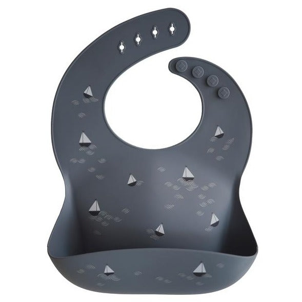 Mushie silicone bib cambridge boats