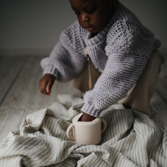 Mushie snack cup cloudy mauve 810052461458