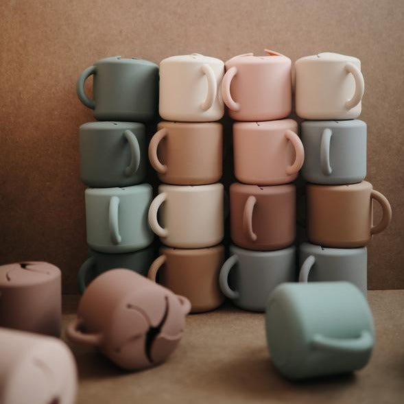 Buy Mushie snack cup cloudy mauve