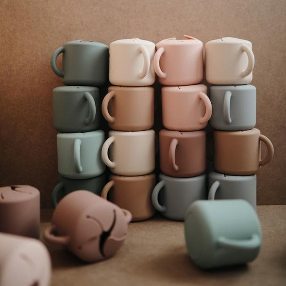 Buy Mushie snack cup natural