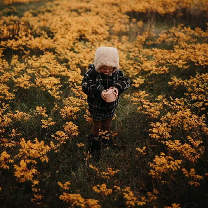 Mushie snack cup natural