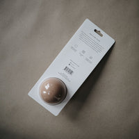 Mushie pacifier holder beige