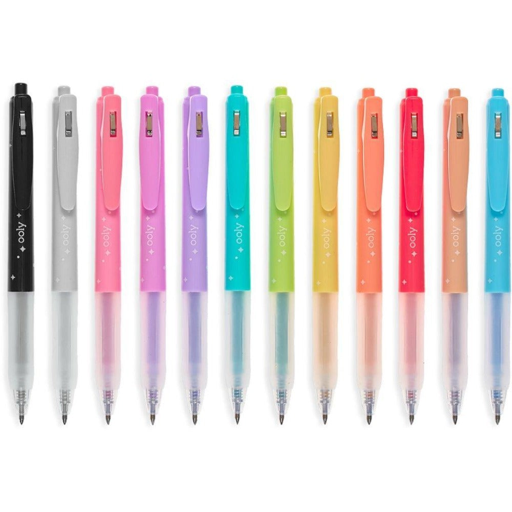 OOLY glitter gel pens 12 pcs 6 yrs+ 810078035756