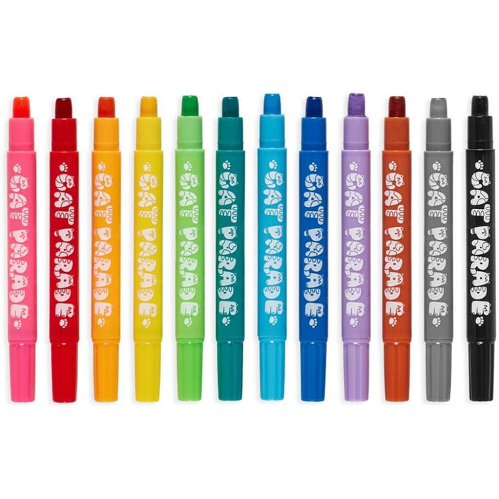 OOLY oil pastel chalk Cat parade 12 pcs 3 yrs+