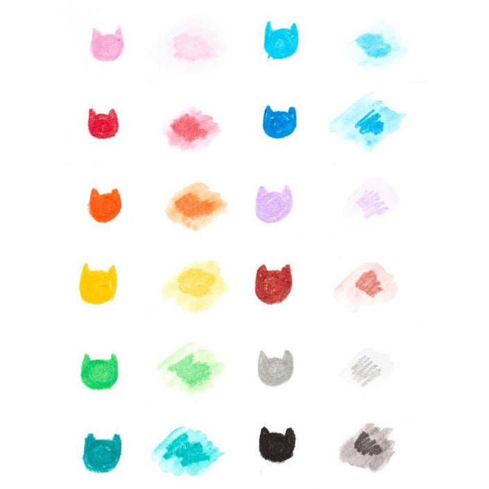 OOLY oil pastel chalk Cat parade 12 pcs 3 yrs+