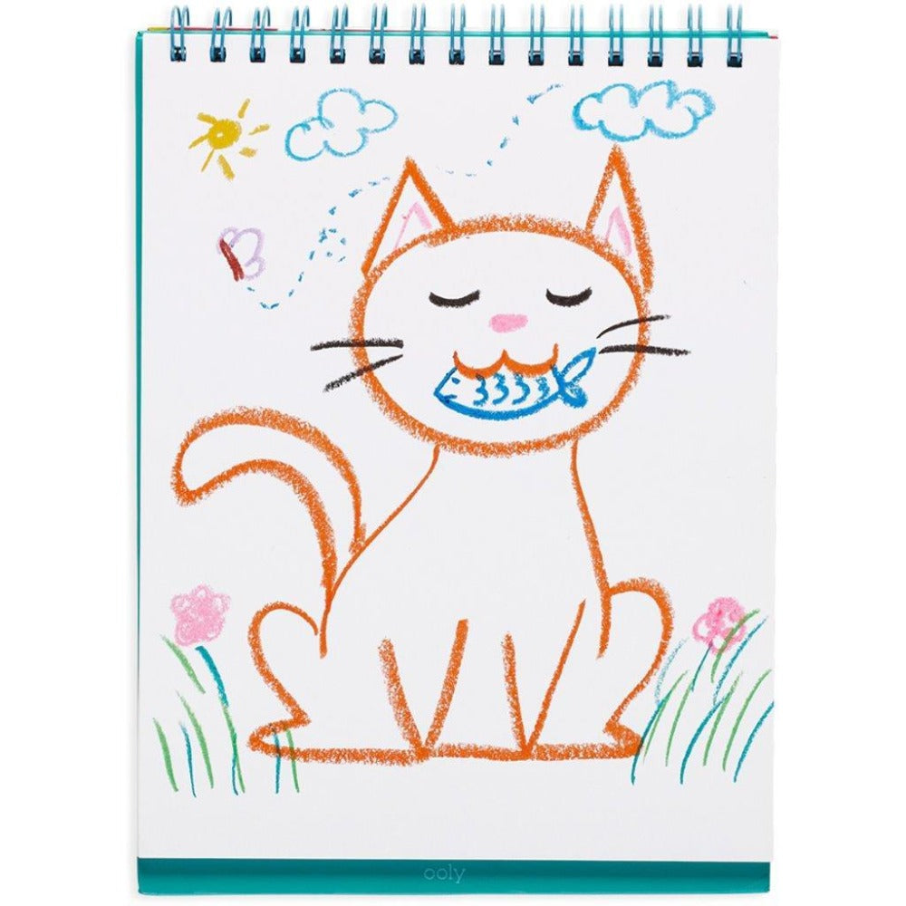 OOLY oil pastel chalk Cat parade 12 pcs 3 yrs+