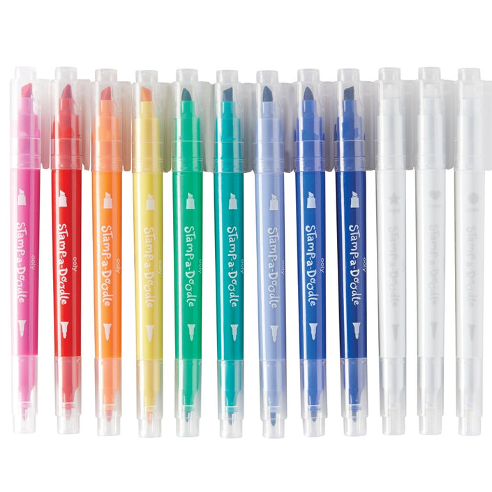 OOLY stamp markers stamp-a-doodle 12 pcs 3 yrs+