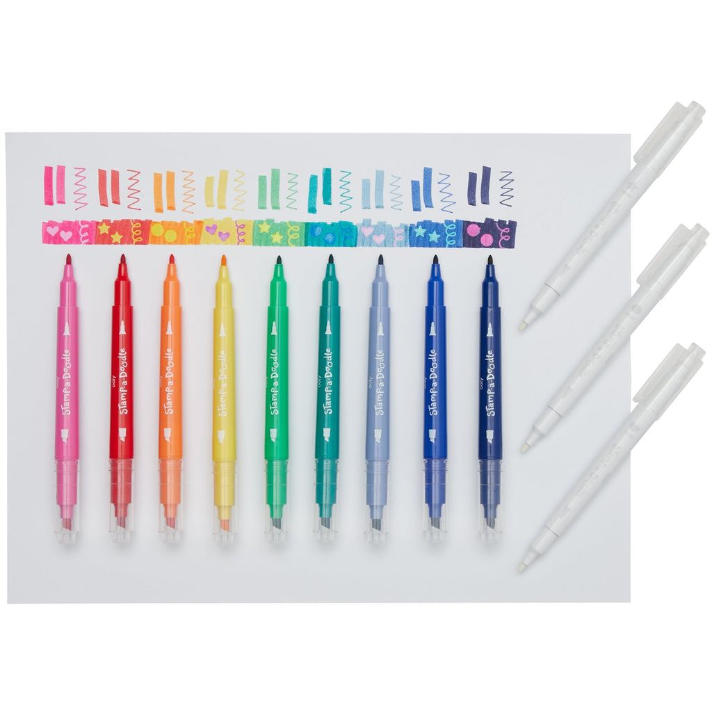 OOLY stamp markers stamp-a-doodle 12 pcs 3 yrs+ 0810078036746