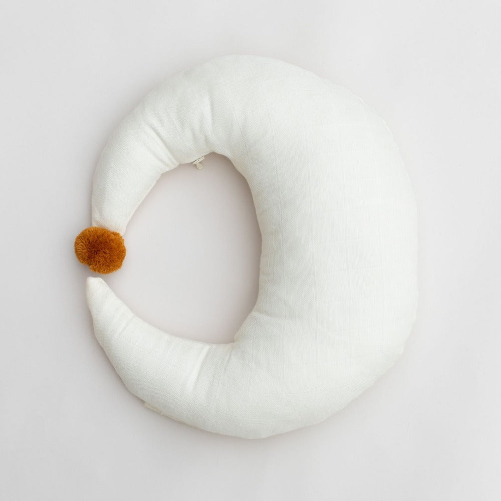 Play at Sleep pillow moon small latte