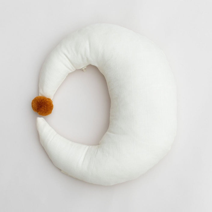Play at Sleep pillow moon small latte